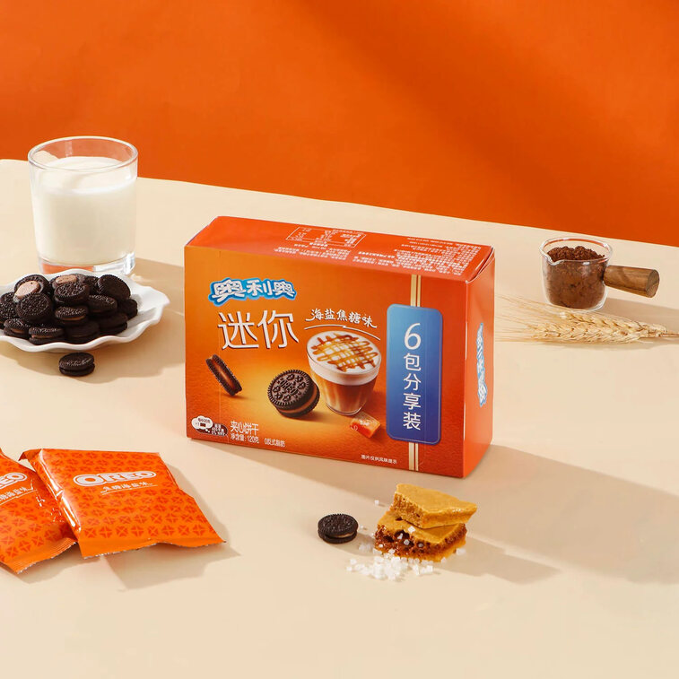 OREO CARAMEL FLAVOR MINI COOKIES